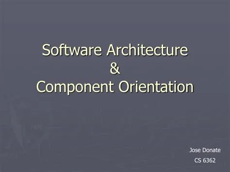 Reference figure: What is a component orientation?