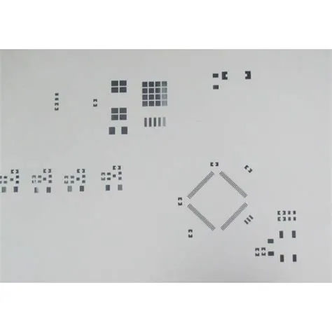 Reference figure: PCB SMT stencil is for accurate solder paste application