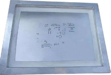 Reference figure: PCB SMT stencil is for accurate solder paste application
