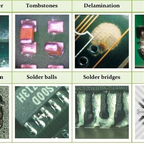Reference figure: Dressing PCB solder joint defects