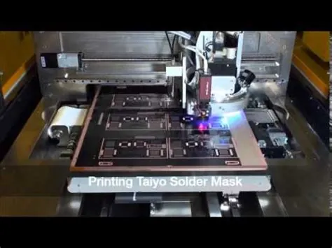Reference figure: The Most Common Used LPI Soldermask Application Method C Silk Screen Printing